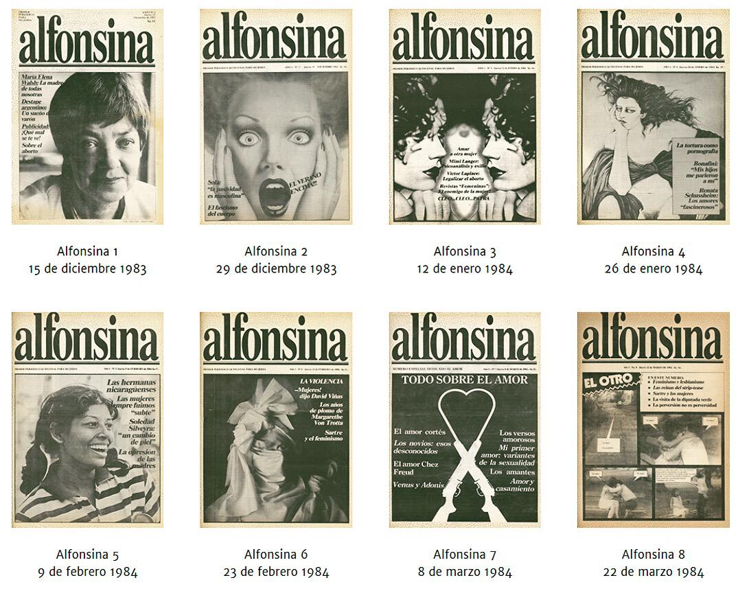 La pionera revista feminista “Alfonsina” puede consultarse en linea
