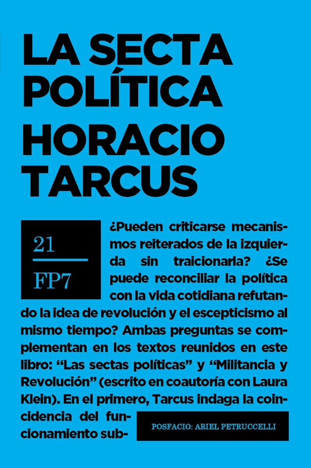 El viernes 16/8, Horacio Tarcus dará una clase magistral y presentará su nuevo libro