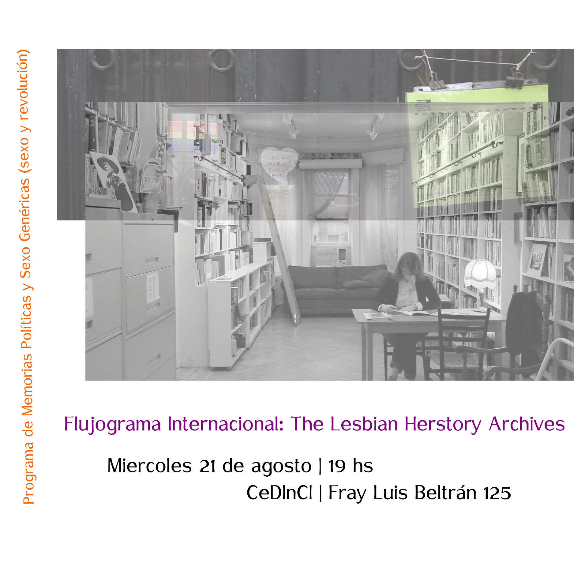 Flujograma internacional: the Lesbian Herstory Archives se presenta en el CeDInCI