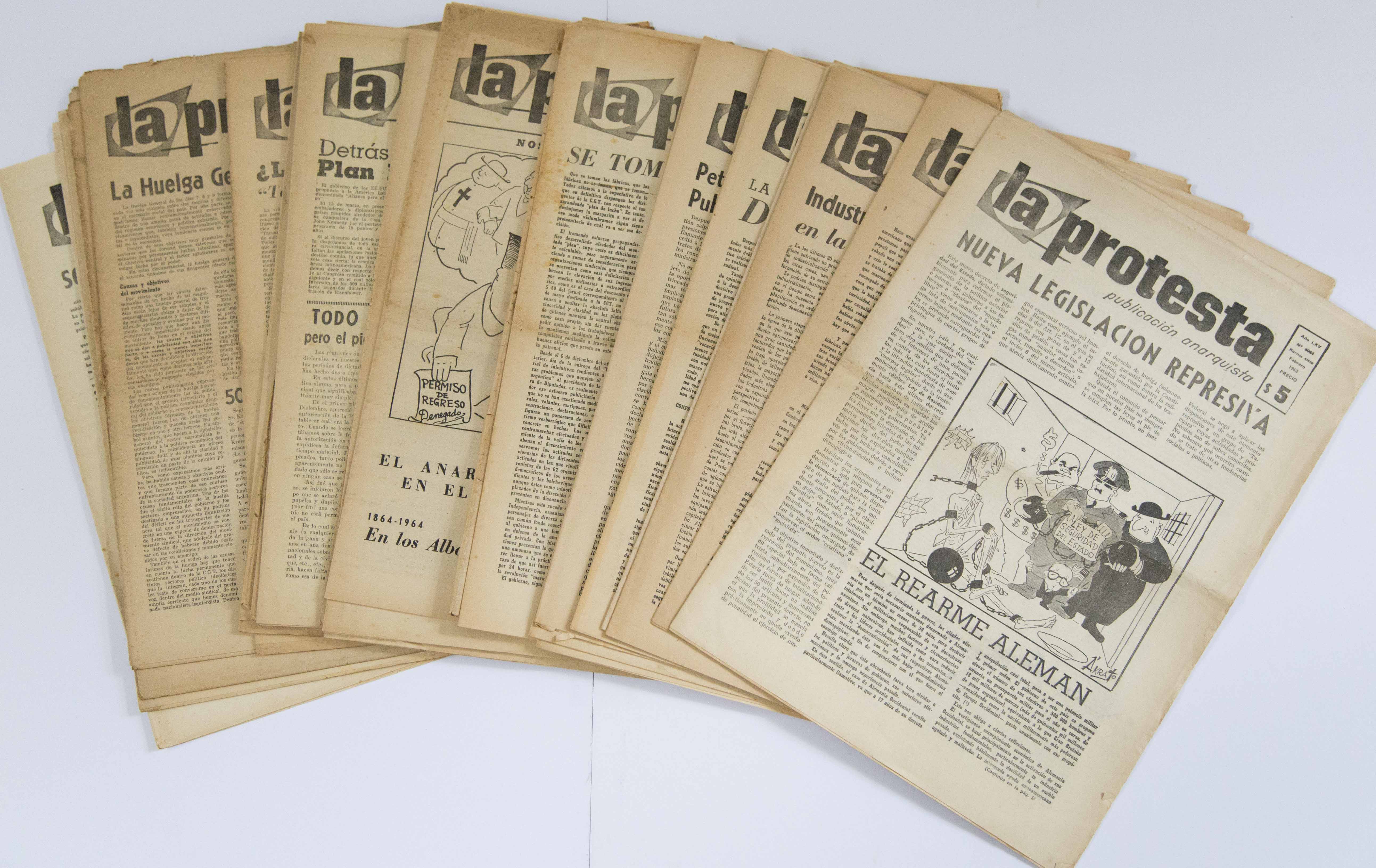 El año 1923 del diario La Protesta, disponible en AméricaLEE