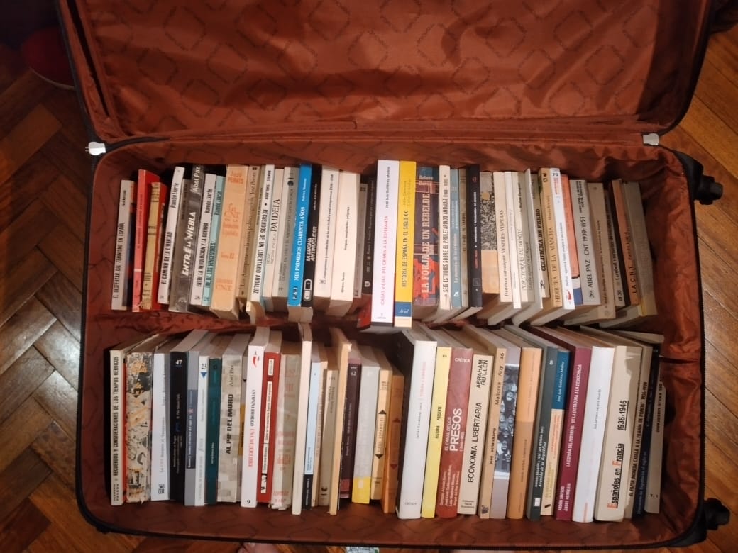 “Operación Albalate de Cinca”: La biblioteca anarquista que llegó al CeDInCI en maletas